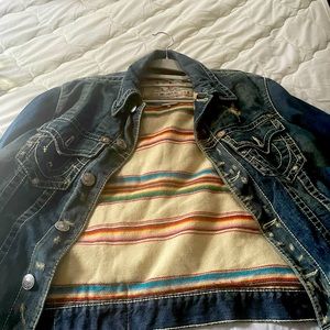 Mens true religion Jean jacket